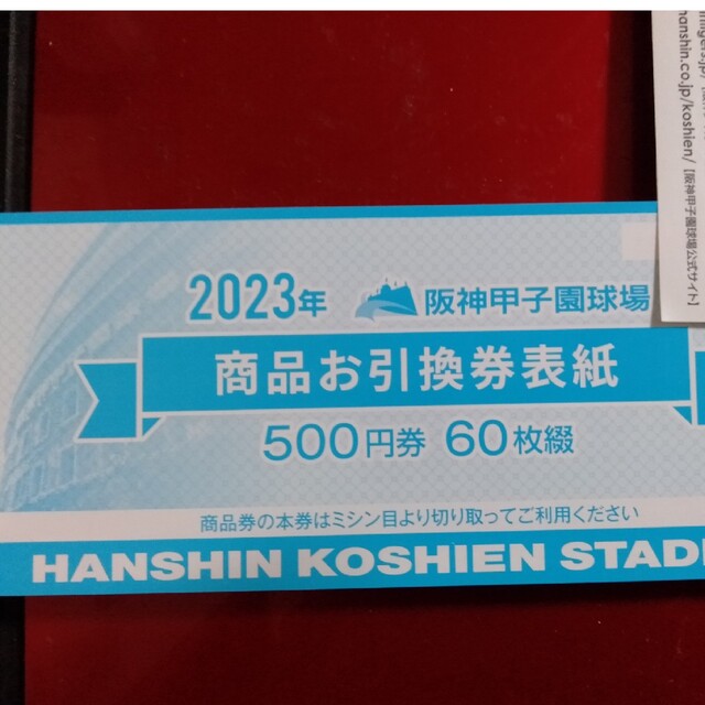 甲子園球場　商品引換券　500円×60枚野球