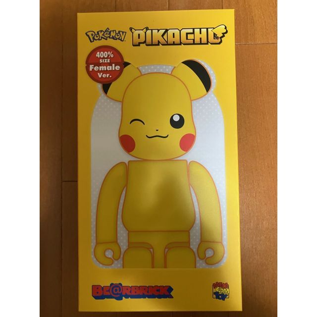 MEDICOM TOY(メディコムトイ)のBE@RBRICK ピカチュウ Female Ver. 400％ ハンドメイドのおもちゃ(フィギュア)の商品写真