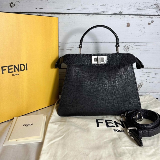 FENDI - FENDI ピーカブー セレリア アイシーユー スモール ブラック