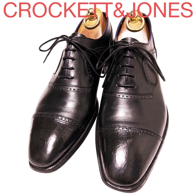 102.CROCKETT&JONES THESSALUS キャップトゥ 6.5E