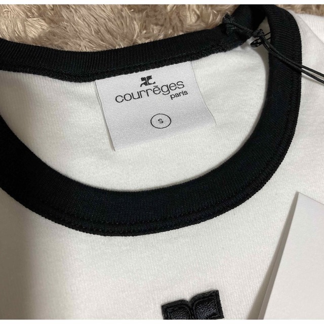 Courreges(クレージュ)の新品 クレージュ tシャツ ホワイト S courreges レディースのトップス(Tシャツ(半袖/袖なし))の商品写真