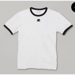 クレージュ(Courreges)の新品 クレージュ tシャツ ホワイト S courreges(Tシャツ(半袖/袖なし))