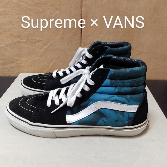 キムタク私物 Supreme×Vans ブルースリー スニーカー ブルー28cm | フリマアプリ ラクマ