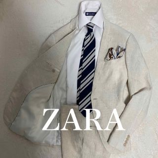 ザラ(ZARA)のZARA リネン セットアップ　上M位・下L位　春夏にピッタリなオシャレなスーツ(セットアップ)