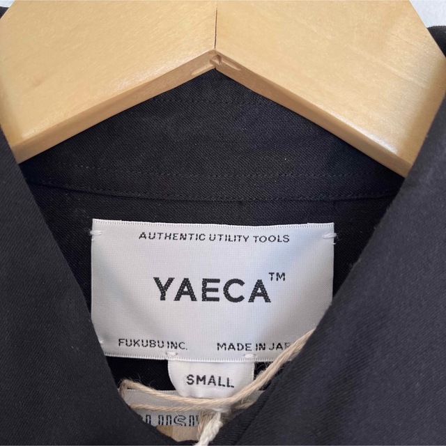 YAECA(ヤエカ)の新品 2.3万 YARCA ヤエカ コンフォートシャツ 60106 ブラック レディースのトップス(シャツ/ブラウス(長袖/七分))の商品写真