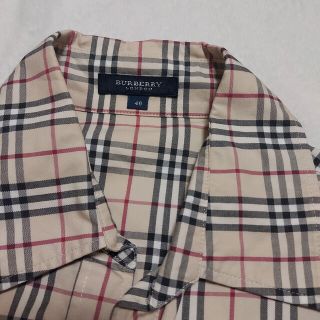 BURBERRY - 美品☆バーバリーロンドンノバチェック七分袖シャツ