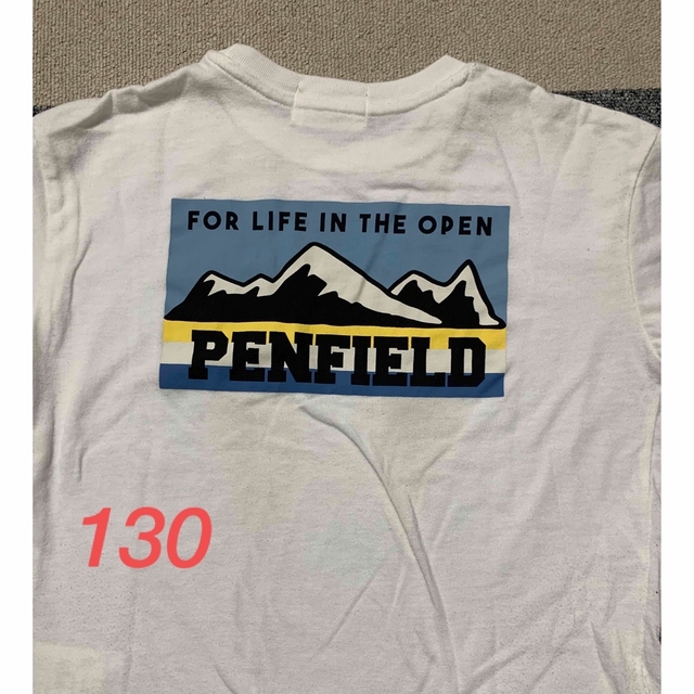 PEN FIELD(ペンフィールド)の130 PEN FIELD ペンフィールド　Tシャツ キッズ/ベビー/マタニティのキッズ服男の子用(90cm~)(Tシャツ/カットソー)の商品写真