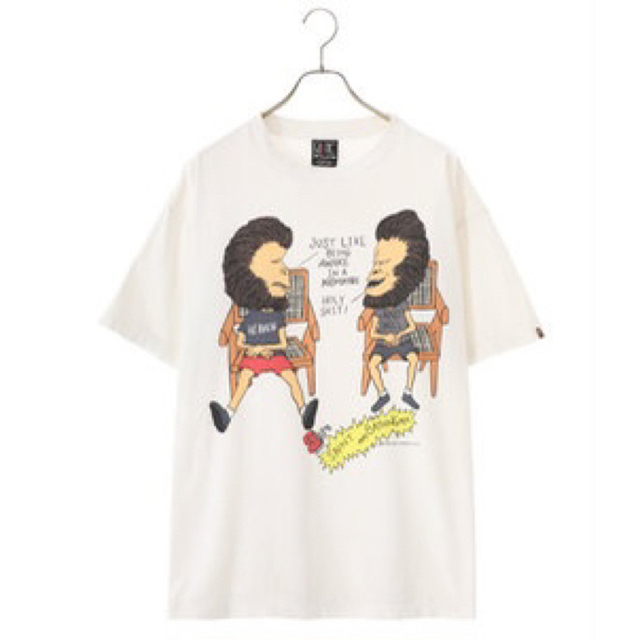 A BATHING APE(アベイシングエイプ)の即完SAINT M×××××× エイプコラボ　SS TEE HVN ＆ HELL メンズのトップス(Tシャツ/カットソー(半袖/袖なし))の商品写真