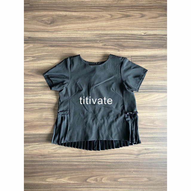 titivate(ティティベイト)のしもみー様専用　titivate ティティベイト Tシャツ トップス フリル レディースのトップス(シャツ/ブラウス(半袖/袖なし))の商品写真