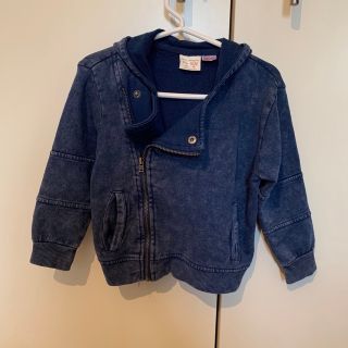 ザラキッズ(ZARA KIDS)のZARA ザラ　ライダース　スウェット　パーカー　92(ジャケット/上着)