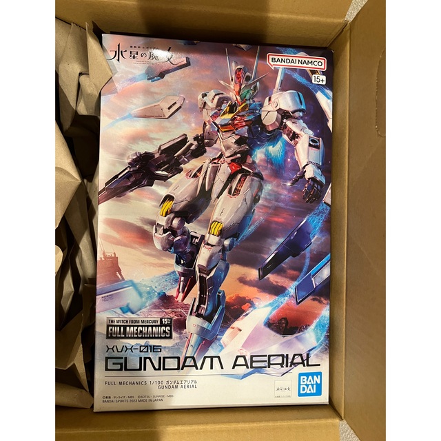 BANDAI(バンダイ)のFULL MECHANICS 1/100 ガンダムエアリアル　新品未開封 エンタメ/ホビーのおもちゃ/ぬいぐるみ(模型/プラモデル)の商品写真