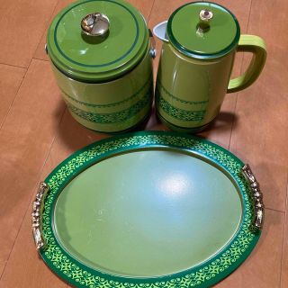 3点セット✩.*˚アイスペール ポット お盆(食器)