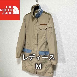 ザノースフェイス(THE NORTH FACE)の美品希少 THE NORTH FACE ロゴ マウンテンコート レディースM(ロングコート)