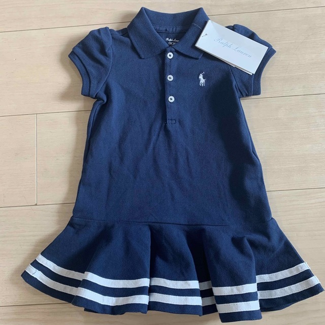 Ralph Lauren(ラルフローレン)の未使用 RALPH LAUREM ラルフローレン ワンピース 12M 80 キッズ/ベビー/マタニティのベビー服(~85cm)(ワンピース)の商品写真