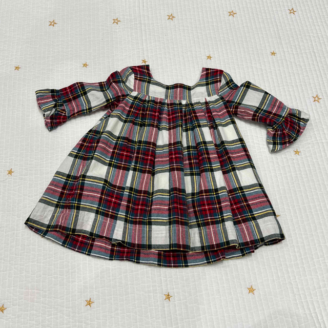 babyGAP(ベビーギャップ)のbabyGAP チェック柄ワンピース キッズ/ベビー/マタニティのベビー服(~85cm)(ワンピース)の商品写真