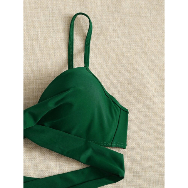 SEA DRESS(シードレス)のパイナップルプリント プッシュアップ ハイウェスト ビキニ水着　サイズM レディースの水着/浴衣(水着)の商品写真