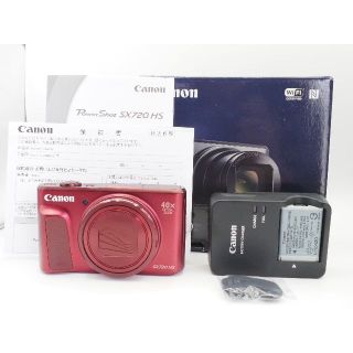 キヤノン(Canon)の■ほぼ新品■ キャノン PowerShot SX720 HS（レッド）♯0341(コンパクトデジタルカメラ)