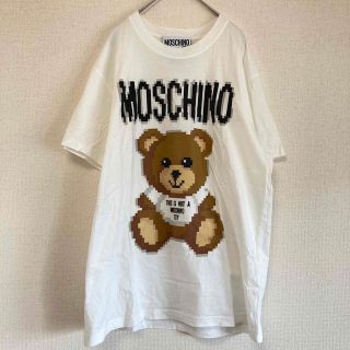 MOSCHINO Tシャツ L 半袖 クマ オーバーサイズ