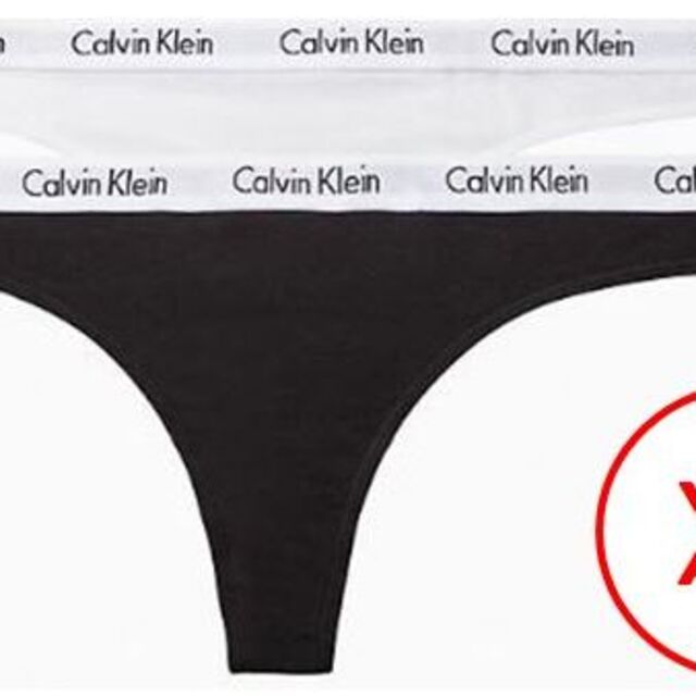 Calvin Klein Tバック ２枚セット【XS】ショーツカルバンクライン