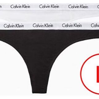 カルバンクライン(Calvin Klein)のCalvin Klein Tバック ２枚セット【L】ショーツカルバンクライン(ショーツ)