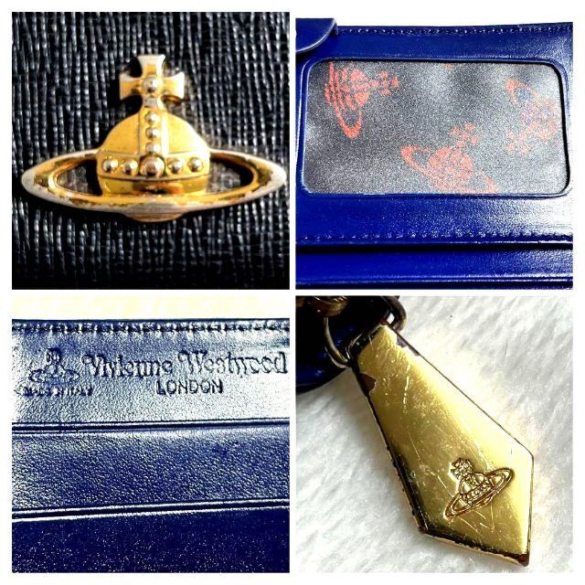 Vivienne Westwood(ヴィヴィアンウエストウッド)の✨美品✨カード付✨ヴィヴィアン ウエストウッド◆黒◆牛革レザー◆金オーブロゴ レディースのファッション小物(財布)の商品写真