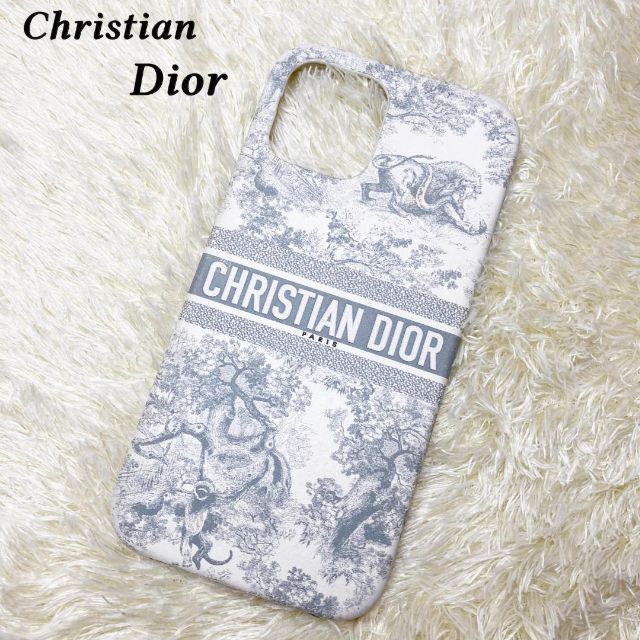 Christian Dior(クリスチャンディオール)の美品 Dior TRAVEL iPhone12pro maxケース　白 スマホ/家電/カメラのスマホアクセサリー(iPhoneケース)の商品写真