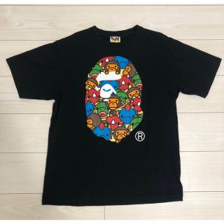 エイプ APE ベイビーミロ Tシャツ 半袖 スーパーマン カットソー 白 M