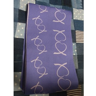 半巾帯 紫(浴衣帯)