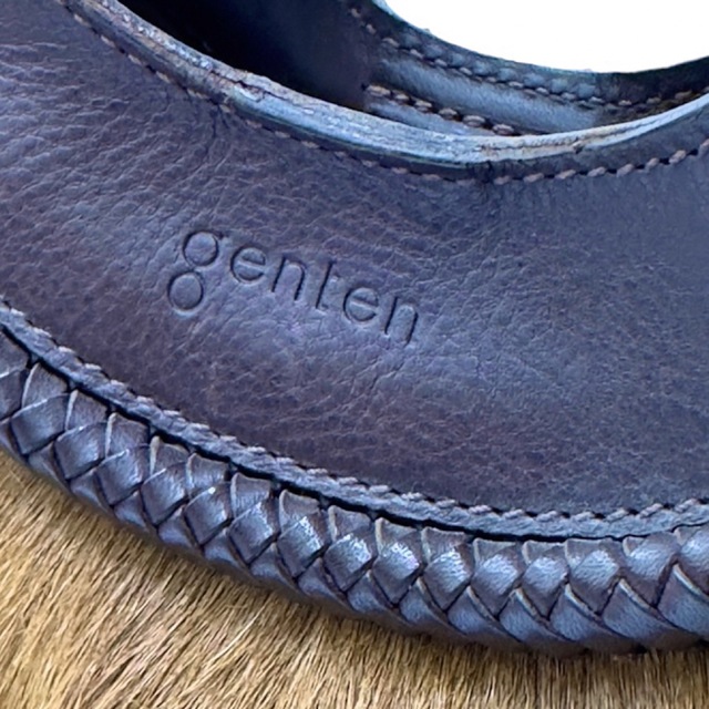 希少品 genten ゲンテン 2WAY レザー ハンドバック ショルダーバック