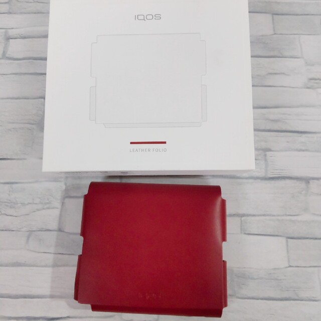 IQOS 3 DUO アイコス レザーフォリオ ディープレッド