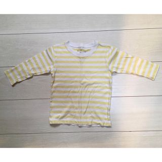 ムジルシリョウヒン(MUJI (無印良品))の2枚セット　無印ボーダーロンT(Tシャツ/カットソー)