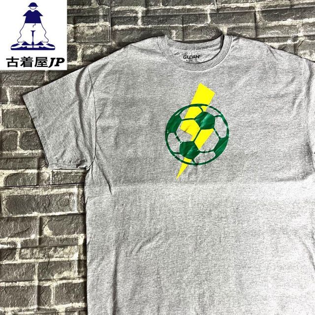 ギルダン☆Tシャツ 古着 90s デカロゴ サッカー イナズマ 希少 ck5 | フリマアプリ ラクマ