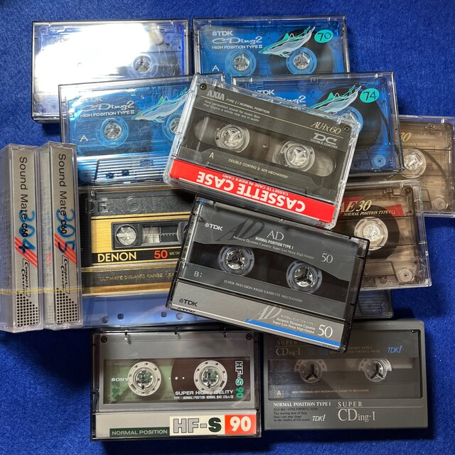 中古カセットテープ16本セット（未使用2本含む）の通販 by Magasin de ...