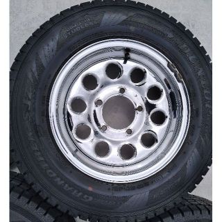DUNLOP - ジムニーシエラ/205/70R15☆139.7/5H/+10☆メッキホイールの
