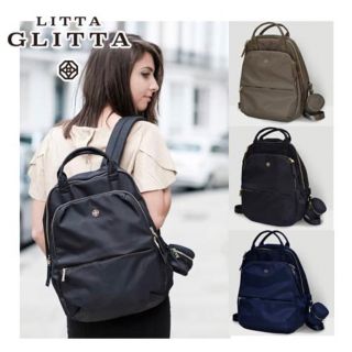 リッタグリッタ(LITTA GLITTA)の新品　マザーズリュック Pixie B' Bag -BLUE(マザーズバッグ)