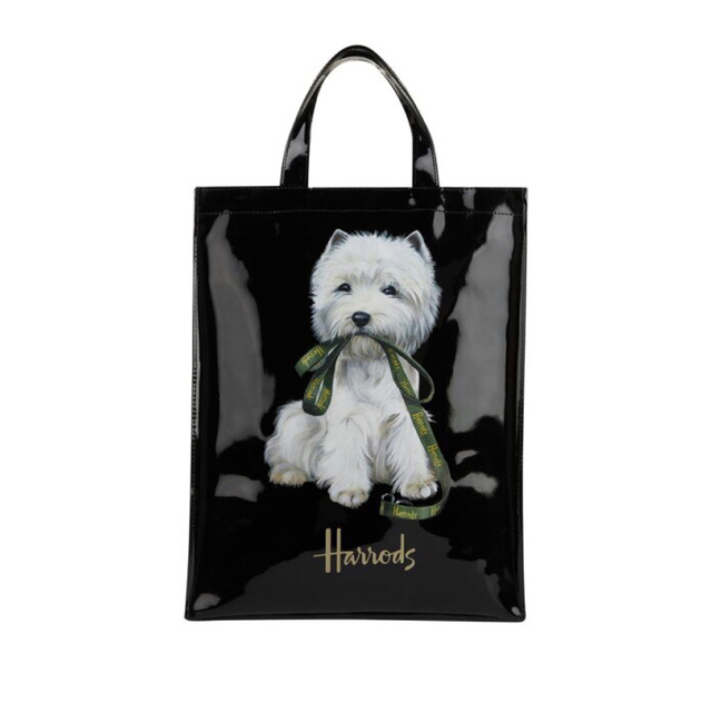 Harrods(ハロッズ)のHarrods ハロッズ　ウエスティ　Westie Puppy トートバッグ レディースのバッグ(トートバッグ)の商品写真