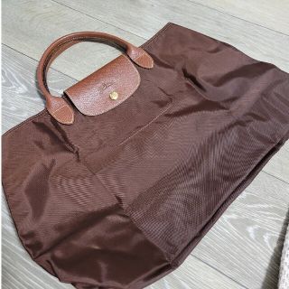 ロンシャン(LONGCHAMP)のLONGCHAMP　プリアージュ　ナイロントート　ブラウン(トートバッグ)