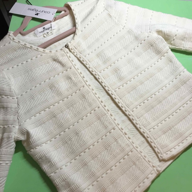 新品✨　Courreges   ノーカラージャケット　M