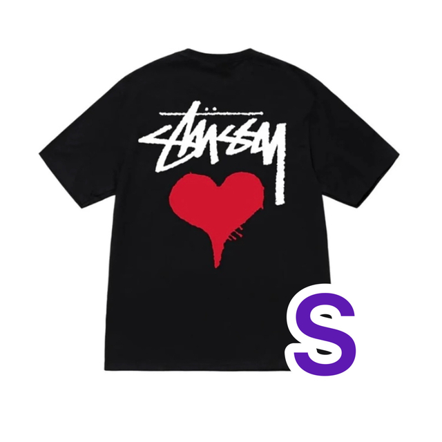 STUSSY STOCK HEART TEE ステューシー　半袖