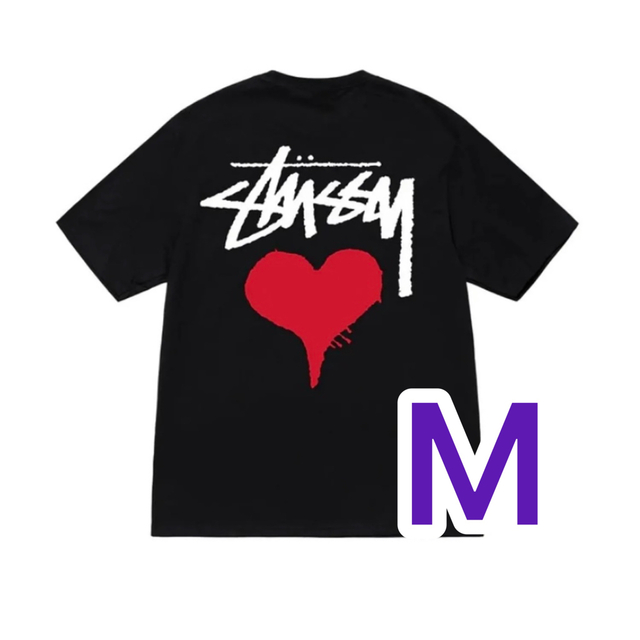 STUSSY STOCK HEART TEE ステューシー　半袖