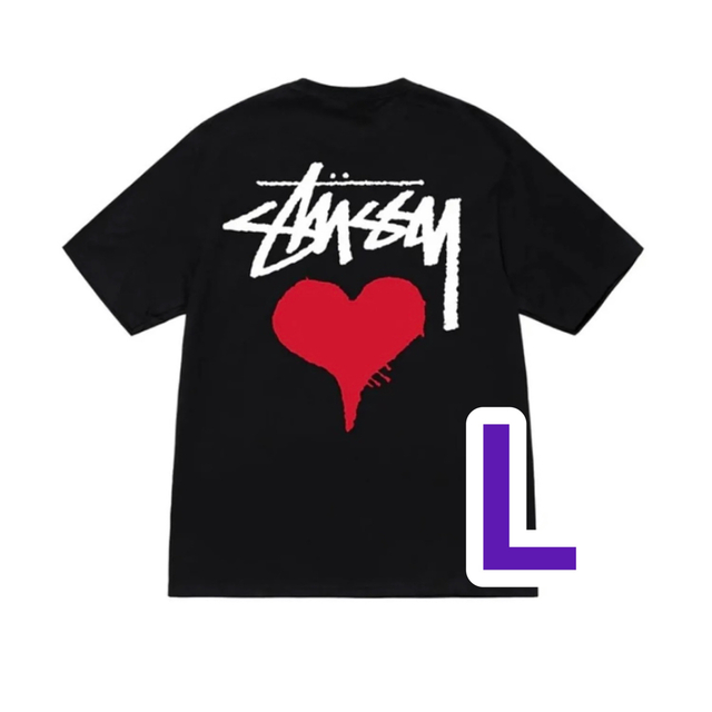 STUSSY STOCK HEART TEE ステューシー　半袖