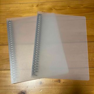 ムジルシリョウヒン(MUJI (無印良品))の無印 ポリプロピレンバインダー 26穴 B5  【2冊セット】(ファイル/バインダー)