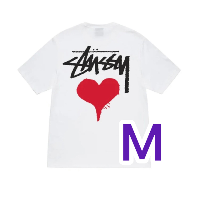 STUSSY STOCK HEART TEE ステューシー　半袖