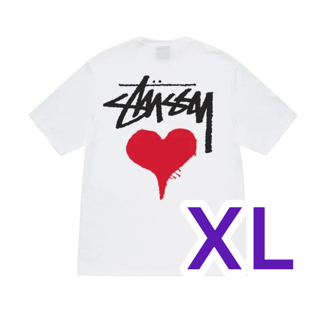 STUSSY STOCK HEART TEE ステューシー　半袖