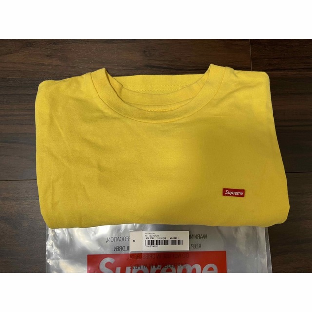 Supreme box logo tee イエロー