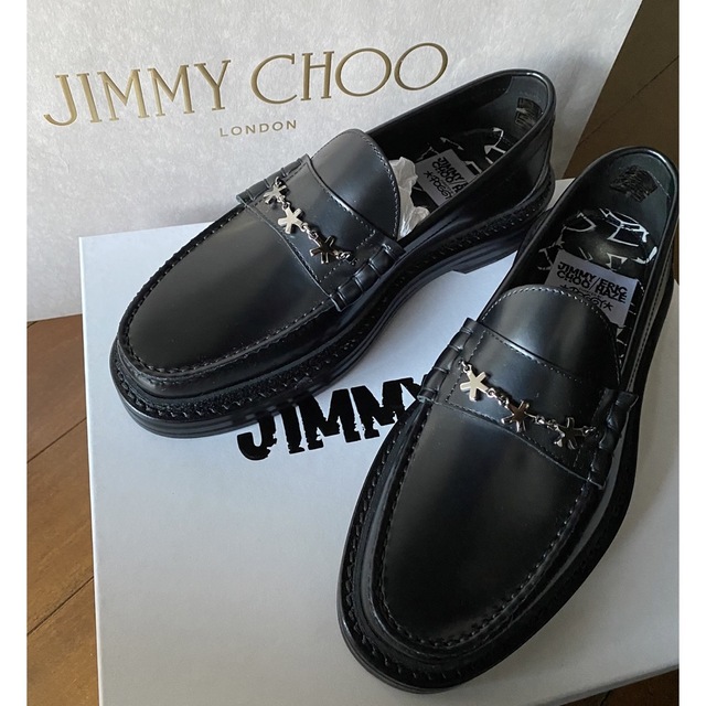 JIMMY CHOO / ERIC HAZE スターチェーン付き ローファー 【全品送料