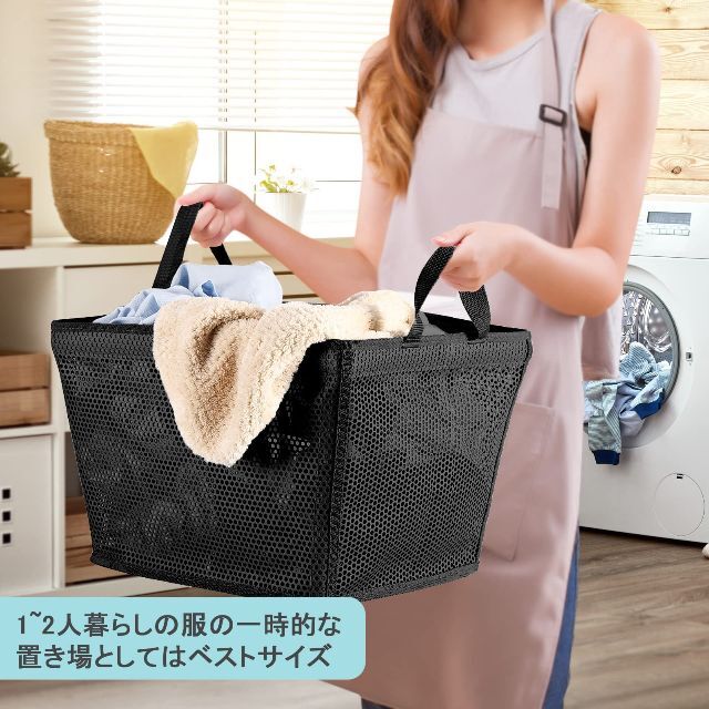 【本物新品保証】 収納ボックス 小物入れ グレー 洗濯かご 折り畳み