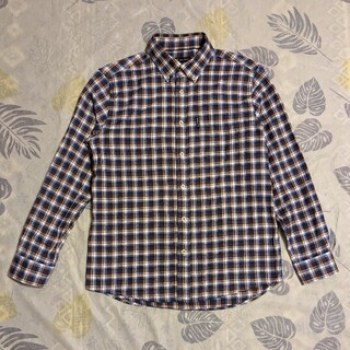 カンゴール(KANGOL)の美品 KANGOL 長袖ボタンダウンシャツ　Lサイズ(シャツ)