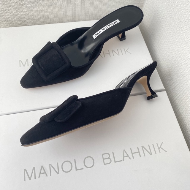 【新品】Manolo Blahnik マノロブラニク メイセール ミュール 37
