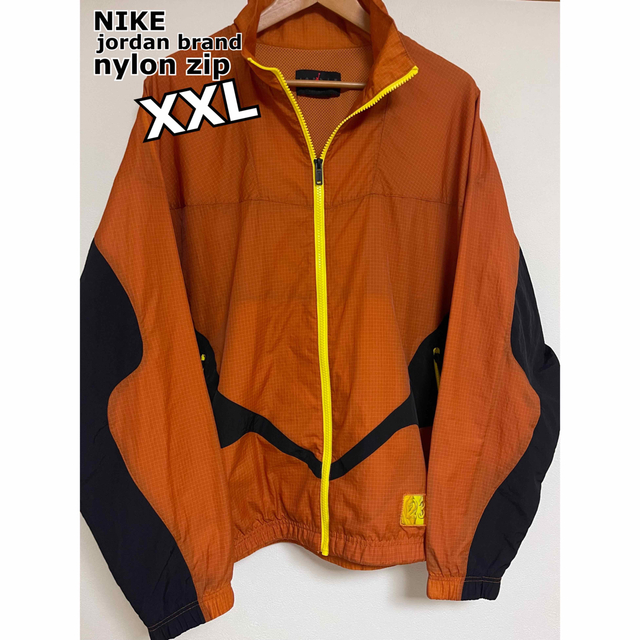 【美品】NIKE jordan brand nylon zip(XXL)